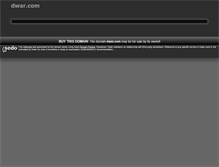 Tablet Screenshot of dwar.com
